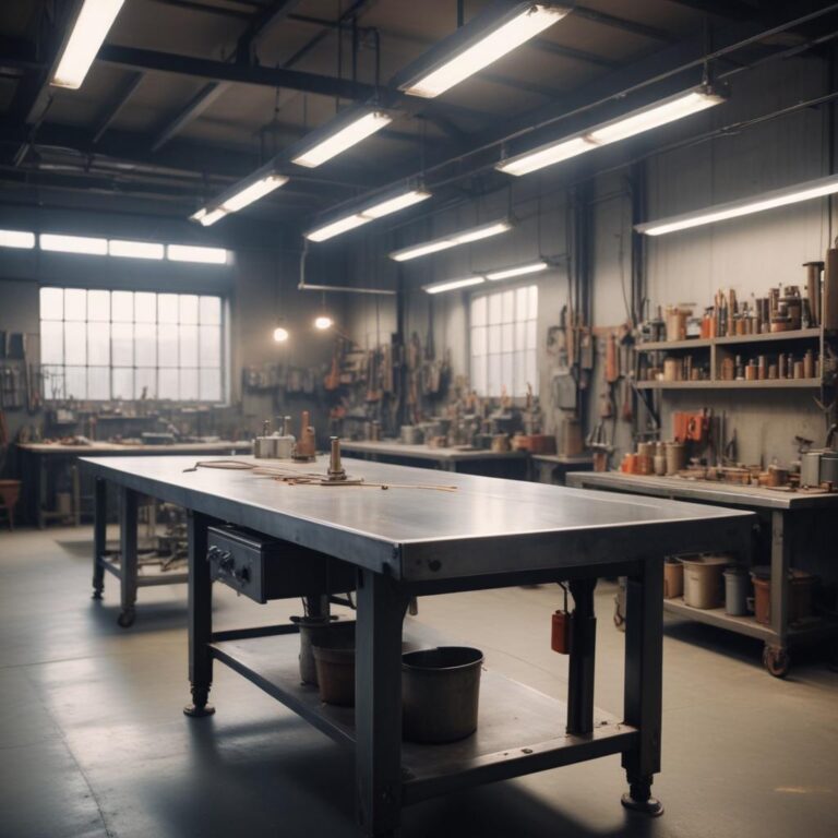 Производственные столы для промышленных помещений