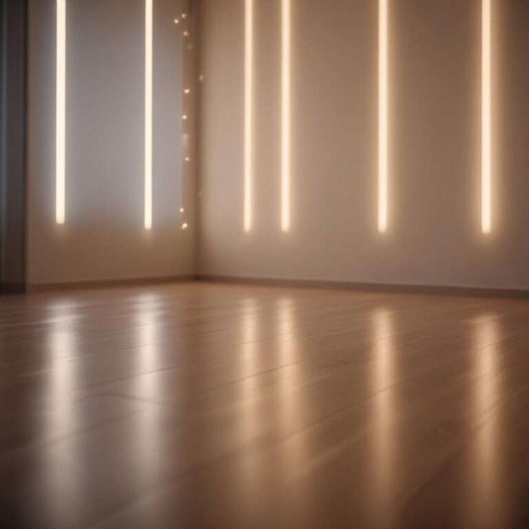 Освещение стен и пола светодиодными светильниками