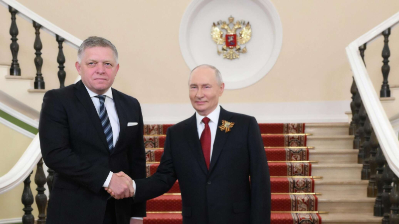Путин рассказал, за что Россия благодарна Словакии и Фицо